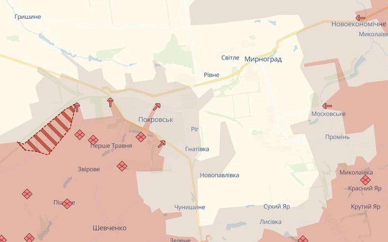 Армія РФ просунулась під Покровськом