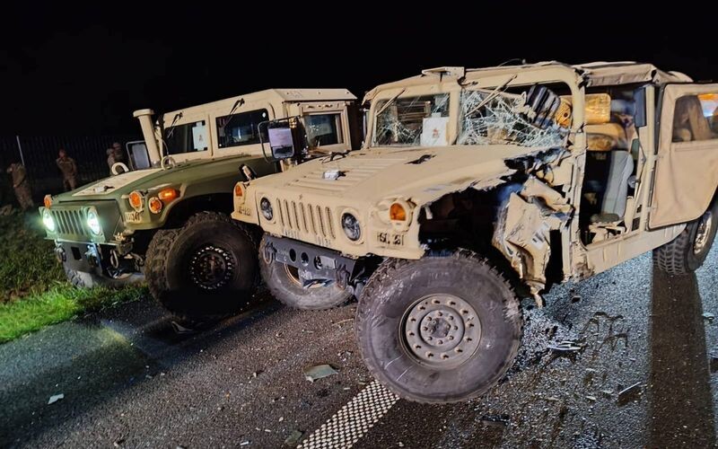 У Польщі автобус зіштовхнувся з автівкою військових США
