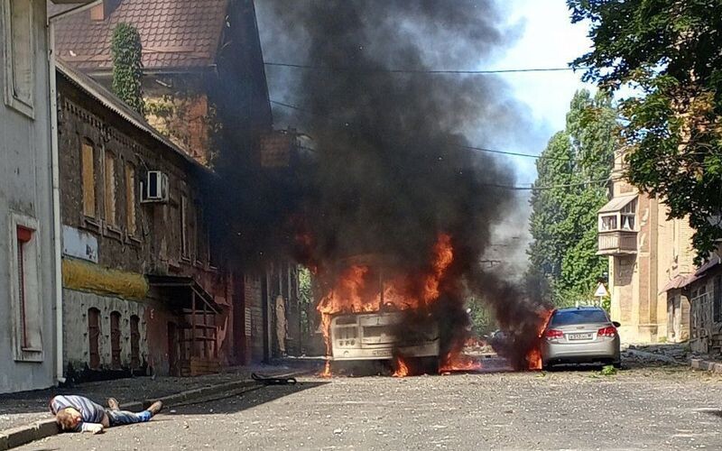 У центрі Донецька пролунав вибух