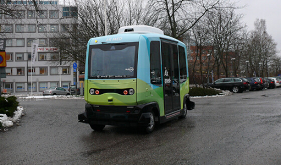 В Стокгольме запустили беспилотные пассажирские автобусы