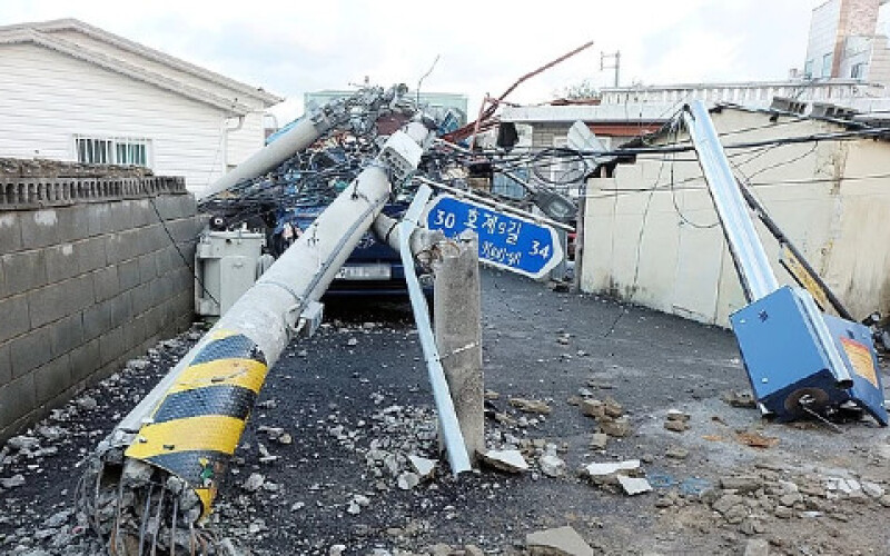 Тайфун зруйнував дві тисячі будинків на сході КНДР