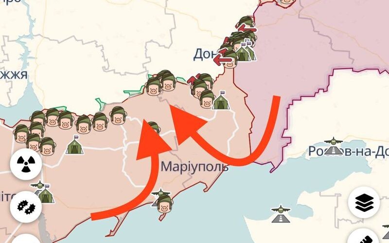 Росія стягує окупаційні війська до Маріуполя та готується до наступу