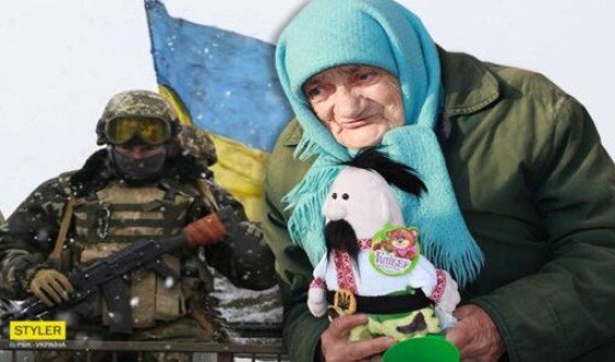 В Днепре 88-летняя бабушка-волонтер помогает бойцам АТО
