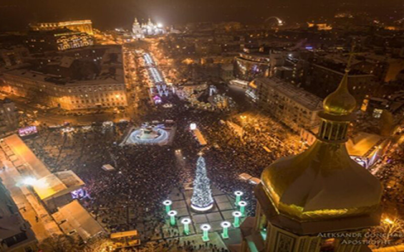 Украина победила в рейтинге лучших рождественских елок Европы