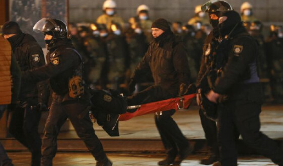 Протест підприємців у Києві вилився в зіткнення, поранено понад 40 поліцейських