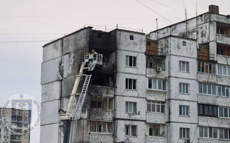 Ворог здійснив чергову масовану атаку дронів на столицю