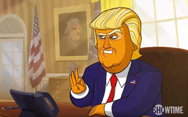В Америке выходит пародийный мультсериал про Трампа. Видео