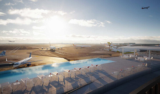 На злітній смузі нью-йоркського аеропорту відкриють басейн