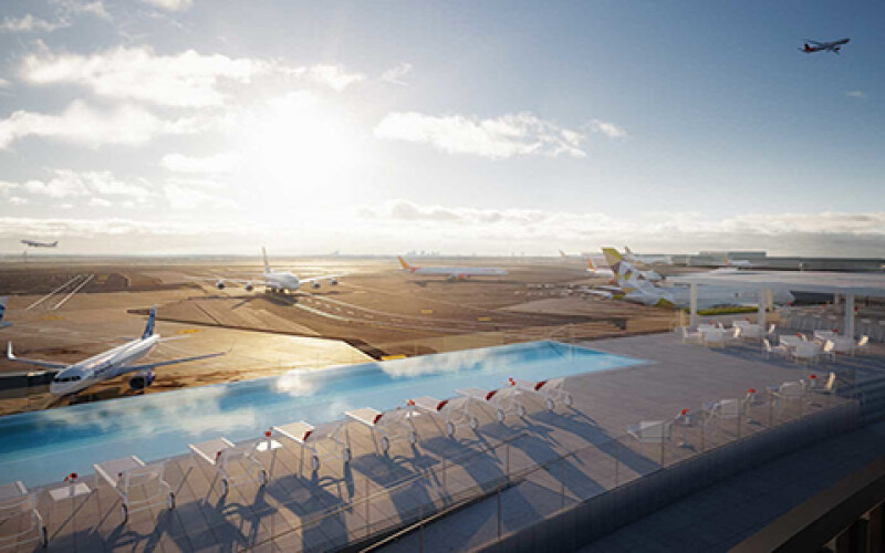 На злітній смузі нью-йоркського аеропорту відкриють басейн