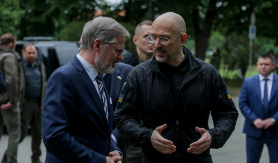 Прем&#8217;єр-міністр Чехії Петр Фіала прибув до Ужгорода на зустріч з Денисом Шмигалем