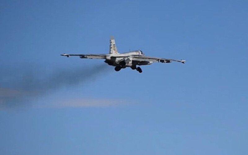 З&#8217;явилося відео з місця катастрофи російського бомбардувальника Су-24