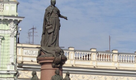 В Одесі розпочали підготовчі роботи для демонтажу пам&#8217;ятника Катерині II