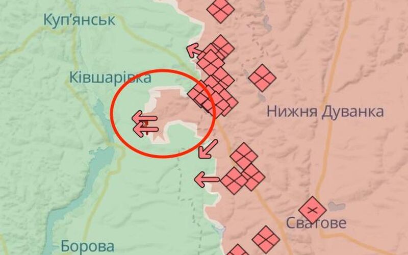 Окупаційні війська просунулися на Харківщині