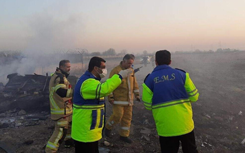 В Ірані впав літак МАУ з українцями. Відео