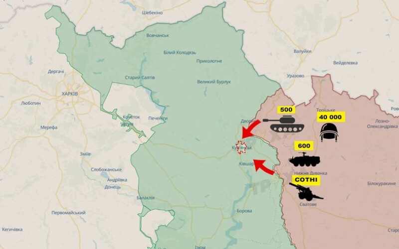 Окупанти сконцентрували 500 танків на Куп&#8217;янському напрямку для захоплення Харківщини