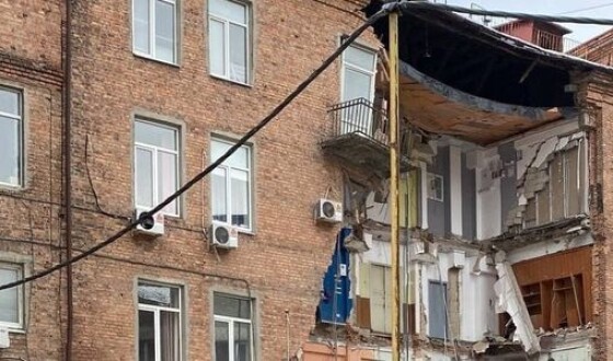 У Харкові обрушилася частина будівлі через будівництво сусіднього будинку