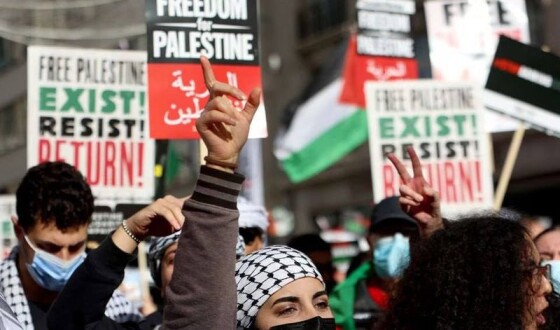 Палестинські протестувальники у Лондоні заблокували роботу вокзалу
