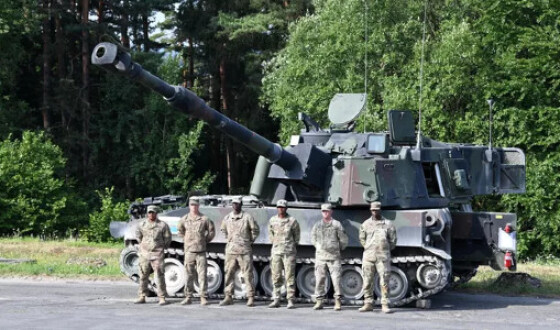 Україна отримала від Латвії шість американських гаубиць M109