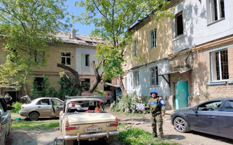 По передмістю Луганська був завданий ракетний удар
