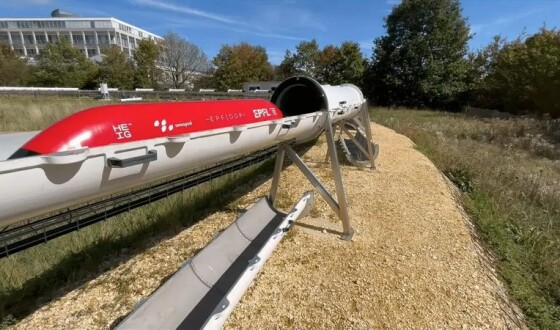 У Німеччині пройшли успішні випробування надшвидкісного потягу Hyperloop