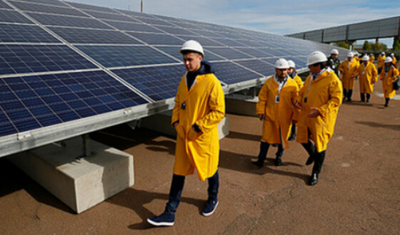 У Чорнобилі вже рік працює сонячна електростанція на 1 МВт