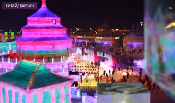 В Китае фестиваль льда продлится до весны
