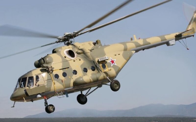 У Брянській області аварійно сів російський гелікоптер Мі-8