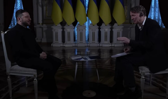 Під час інтерв’ю Зеленського в Маріїнському палаці двічі вимикалося світло