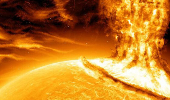 Взрывы на Солнце могут вызывать изменения его магнитного поля