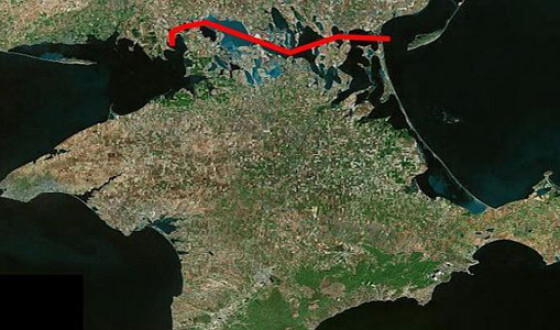 Через Геническ могут построить канал, соединяющий Азовское и Черное моря