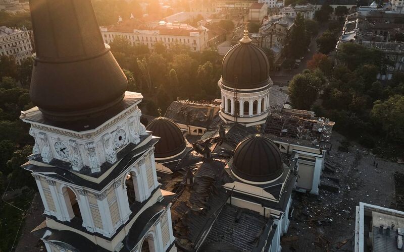 В УПЦ МП офіційно визнали, що собор в Одесі зруйнували російські окупанти