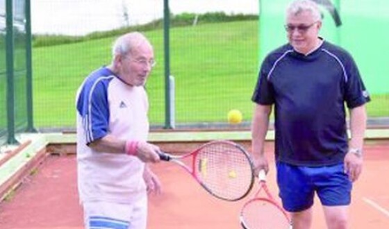 Харківський тенісист Леонід Станіславський у 97 років потрапив до Книги рекордів Гіннеса