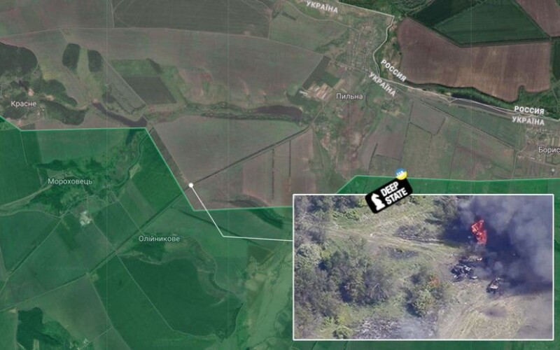 Бронетехніка РФ прорвалася через село Пильне під Харковом і була знищена