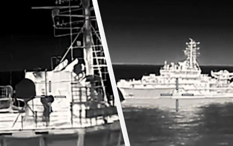 ГУР уразило корабель РФ, замаскований під рятувальне судно