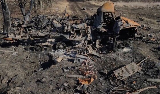 ЗСУ біля Авдіївки  знищили колону російських БТР-82