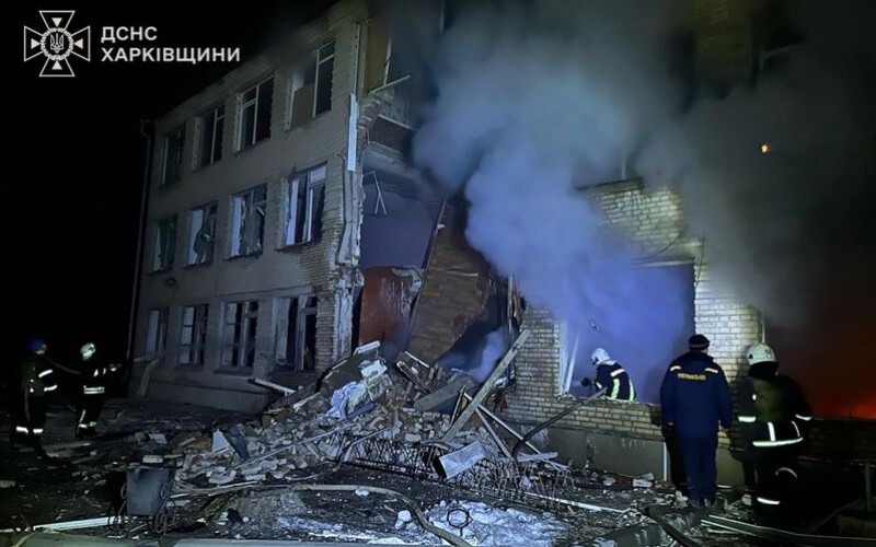 Ворог атакував Харківщину ударними дронами: знищено навчальний заклад