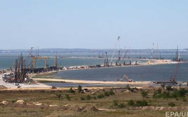 Россия построила автомобильную часть моста в оккупированный Крым