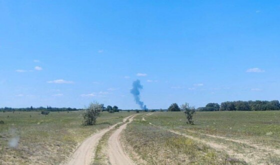 Під Волгоградом упав російський військовий літак Су-34