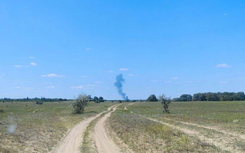 Під Волгоградом упав російський військовий літак Су-34