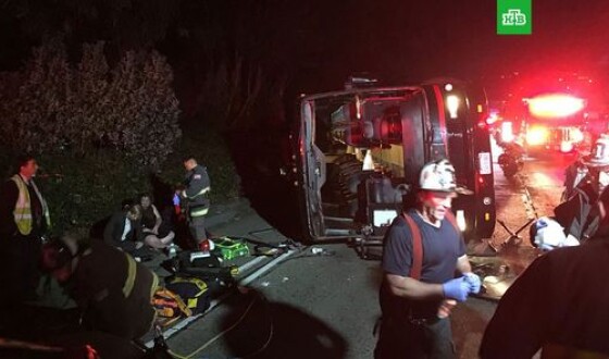 В Сан-Франциско перевернулся автобус: пострадали 29 человек