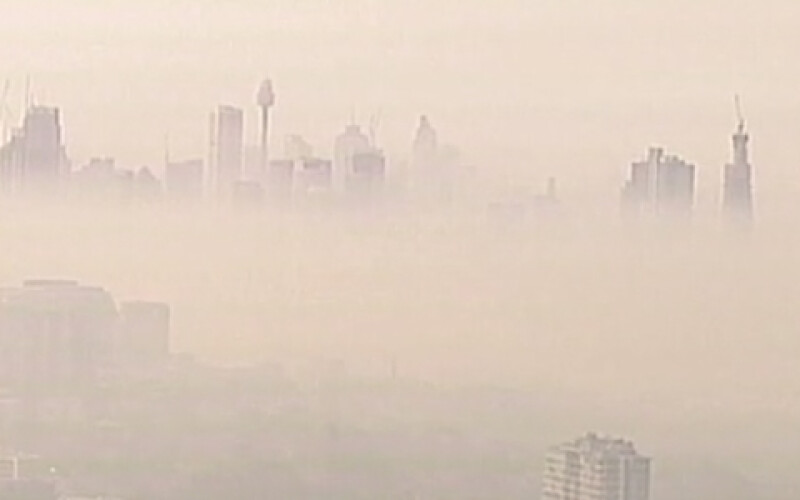 Сидней окутал густой смог